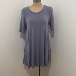 Free People Jacqueline Purple Tunic Dress